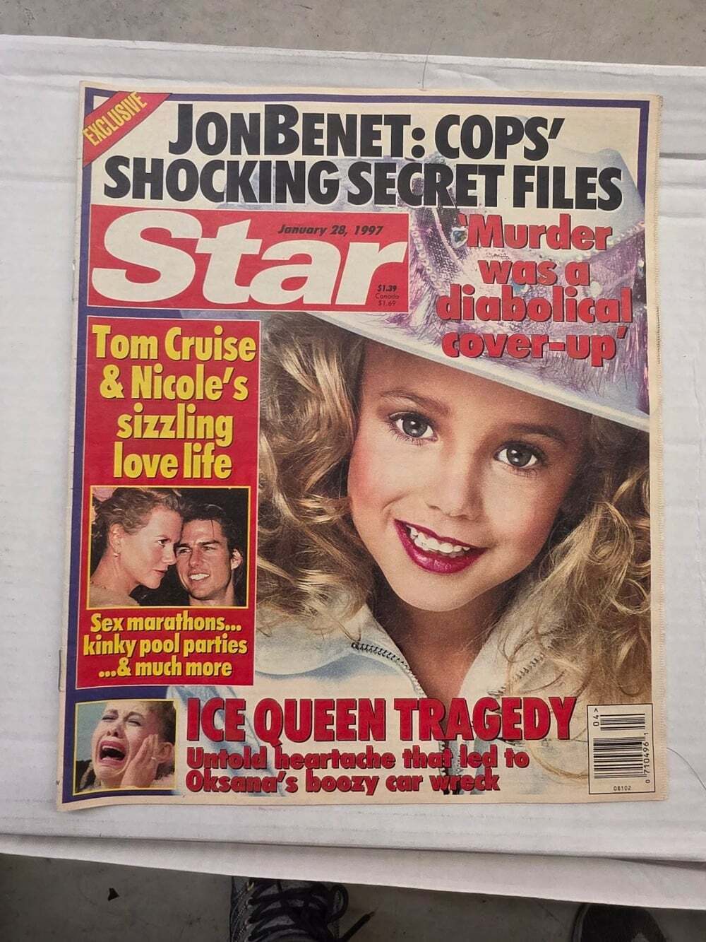 Vintage 1997 Star Magazine JonBenet Ramsey Tom Cruise Nicole Kidman